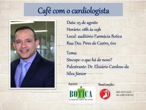 Café com o cardiologista agosto